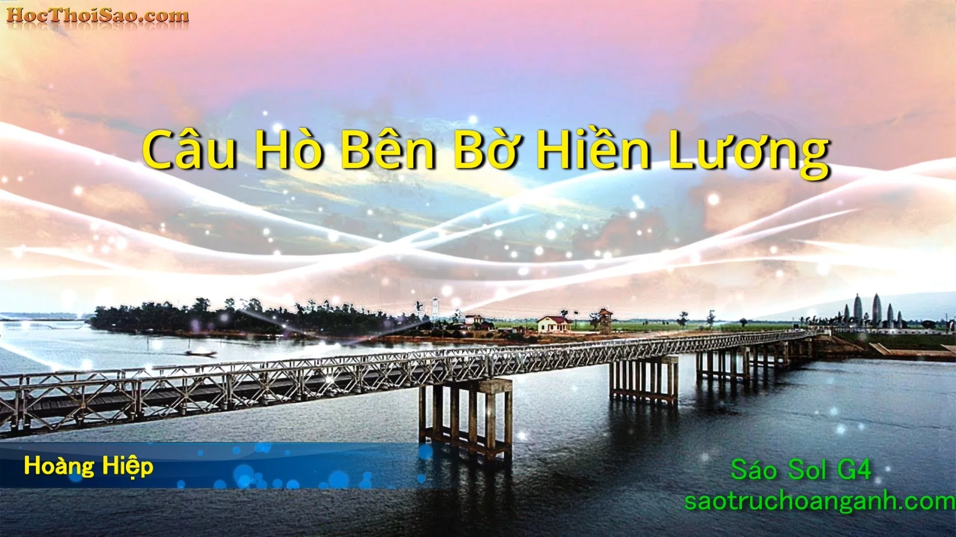 Cảm âm “Câu Hò Bên Bờ Hiền Lương” | Sáo Trúc Hoàng Anh Chuẩn Nhất